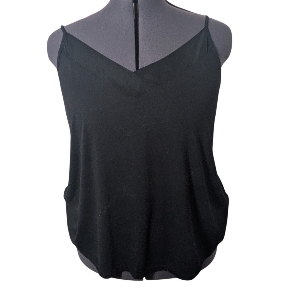 Lane Bryant Cami Black V-Neck Tank Top Size  18/20 2X